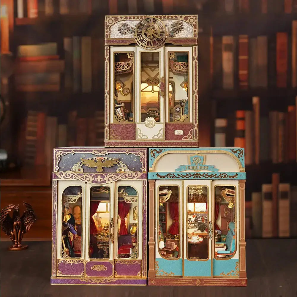 Tonecheer Hot 3D Puzzle Book Nook Kit | bookend puzzle