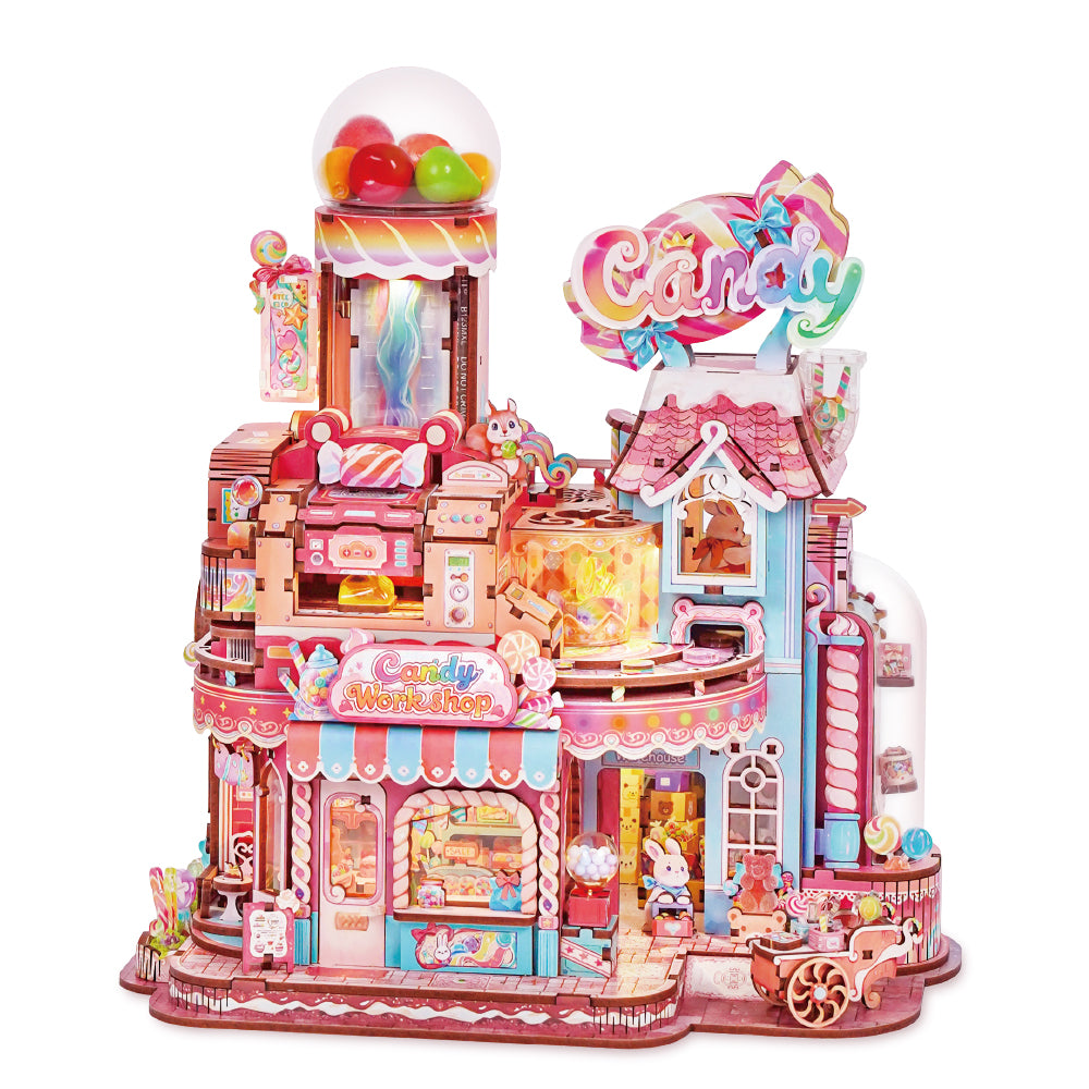 ティート　ネペンチョップロワー TONECHEER DIY 3D Puzzle Transmission Model Kit (Candy Workshop