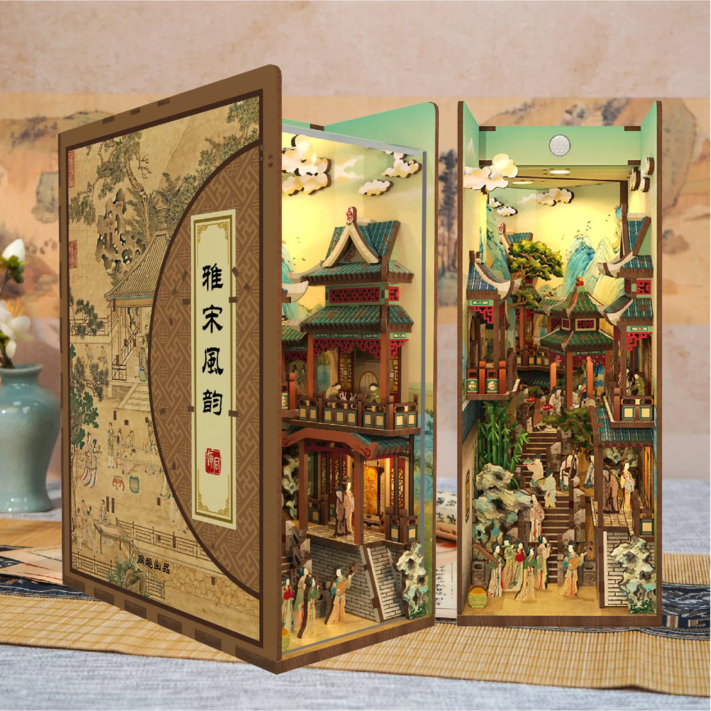 Unleash Your Inner Poet: Explore the Tonecheer Chinese Style Book Nook Kit - Tonecheer