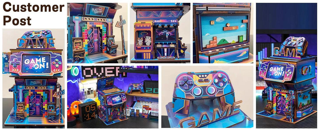 Real Customer Showcase Tonecheer Desktop Storage Kit (Cyber Game City) - Tonecheer