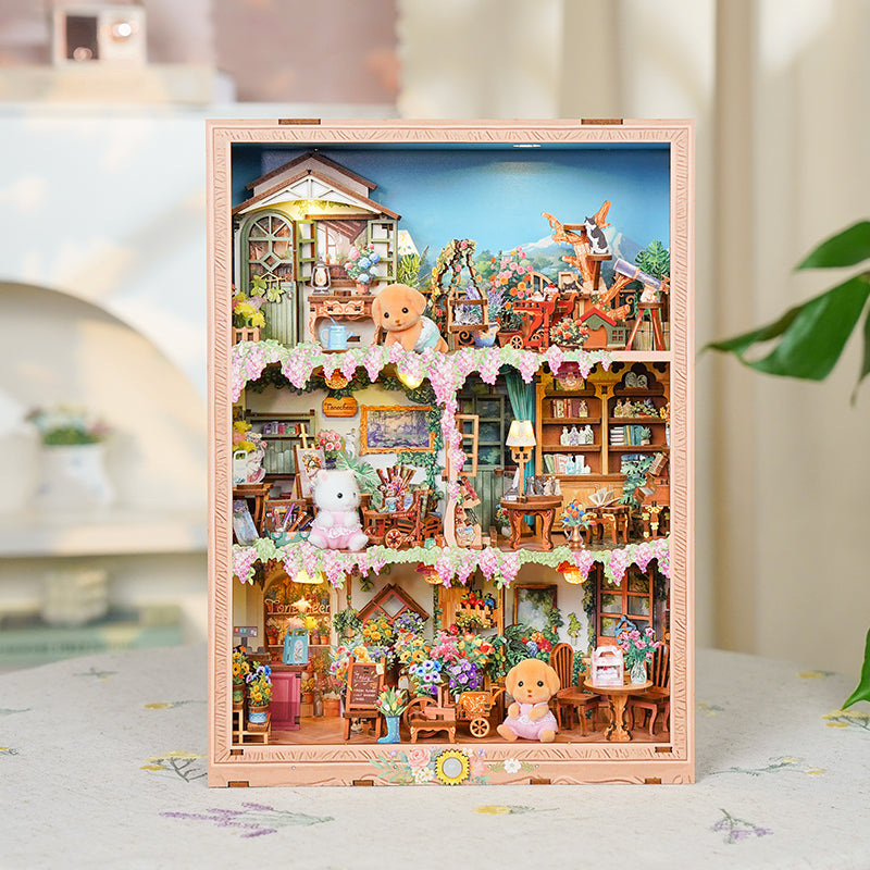 Blog Title: Blossom Time: Craft Your Dream Miniature Flower Haven with a Magical 3D Puzzle