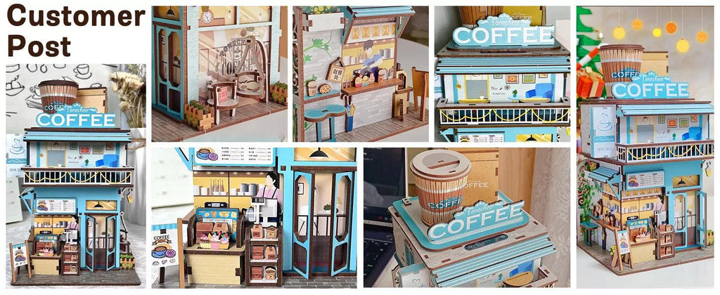 Real Customer Showcase Tonecheer Desktop Storage Kit (Cape Coffee Shop) - Tonecheer