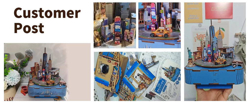 Real Customer Showcase Tonecheer Music Box Kit (New York) - Tonecheer