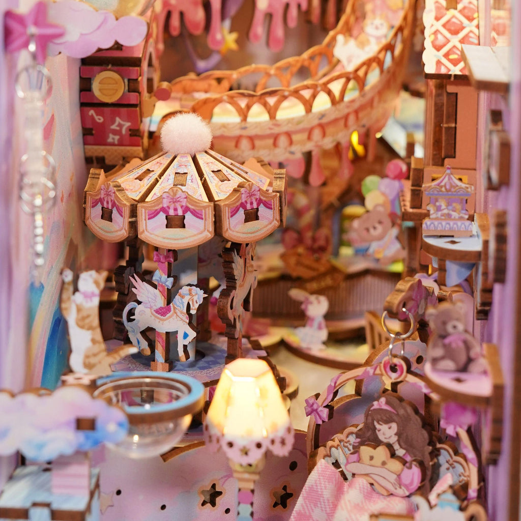 Starry Dreamland 3D Puzzle: Building Magic in a Little Girl's Dream World