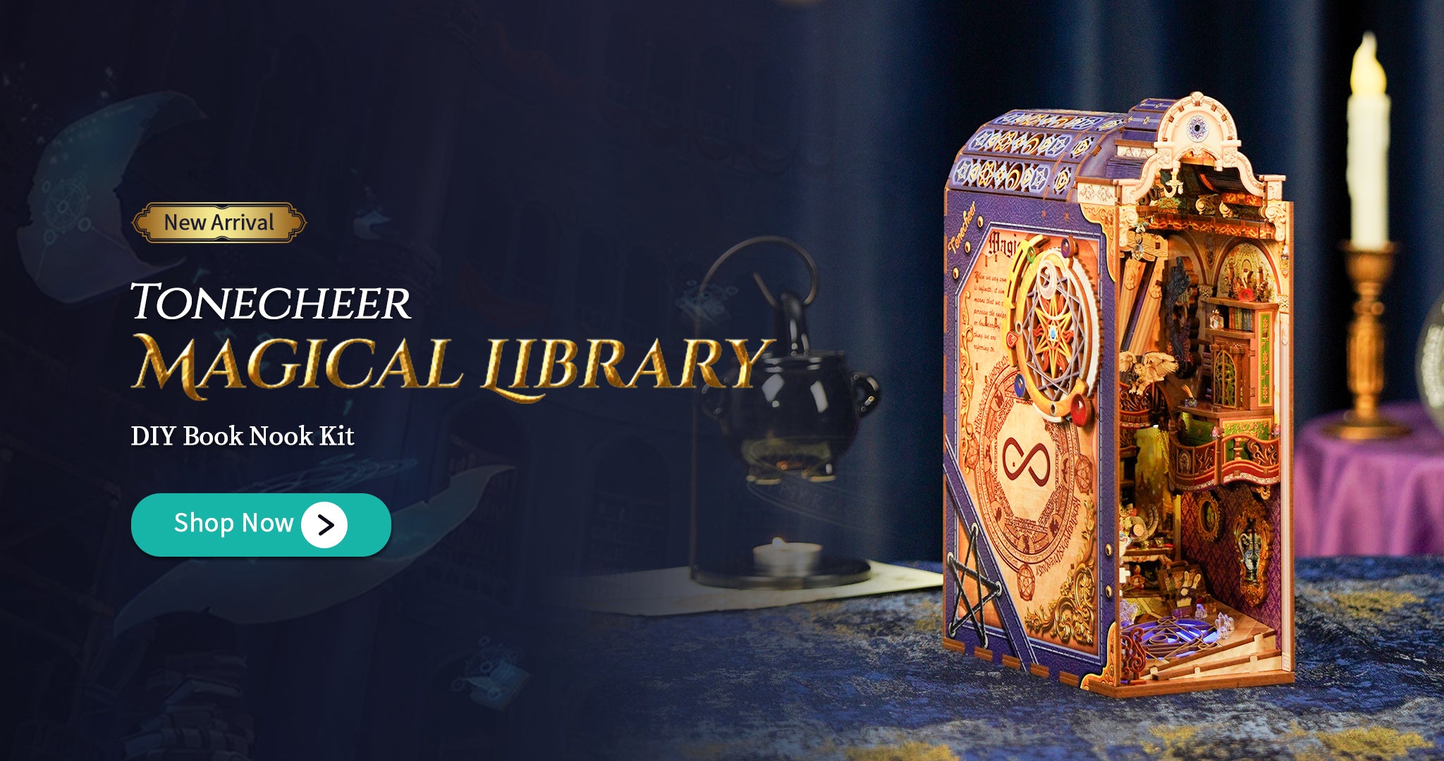 Tonecheer Official |Book Nook Kit & 3D Wooden Puzzle Tonecheer Official |Book Nook Kit & 3D Wooden Puzzle