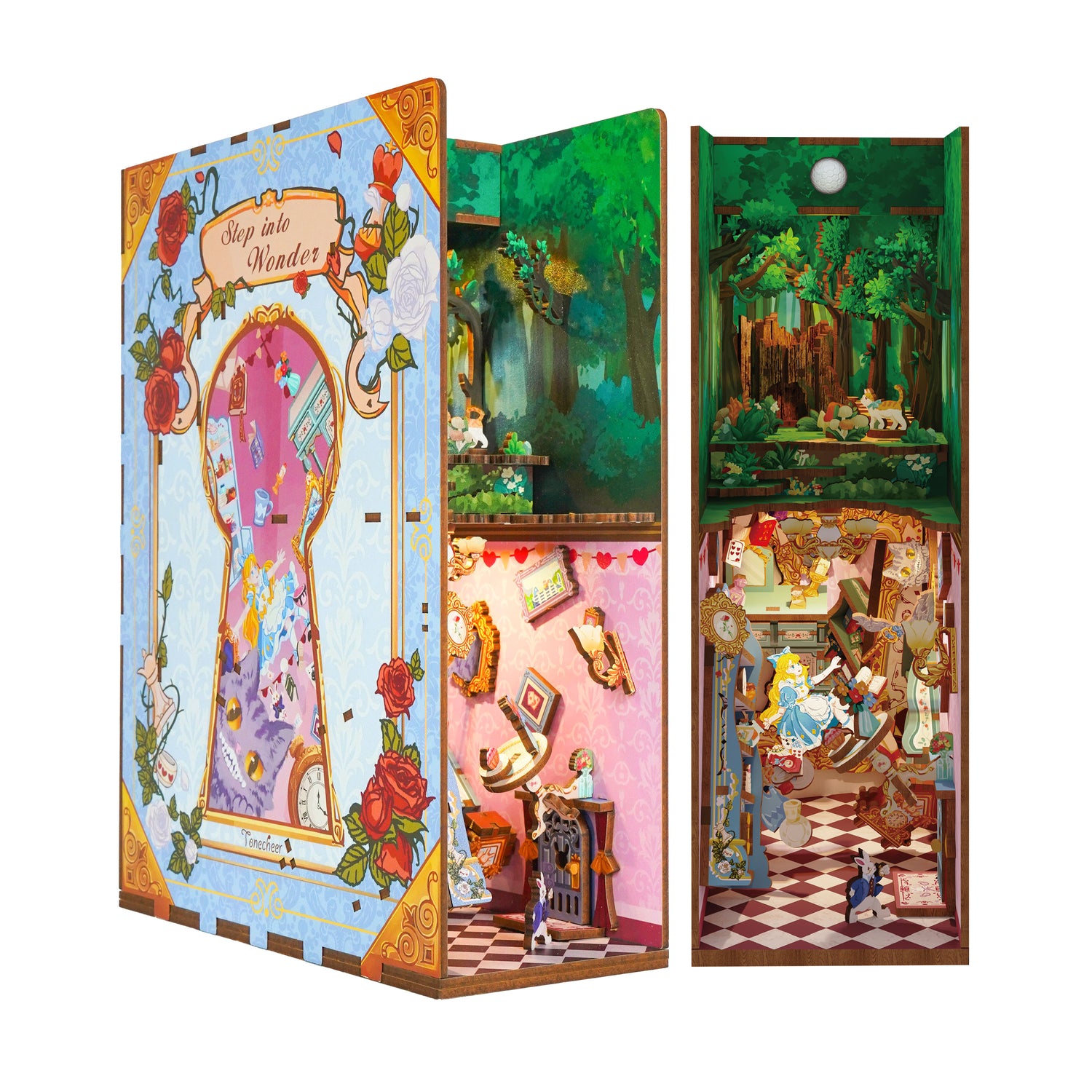 3D Wooden Puzzle DIY Book Nook Kit (Step into Wonder)