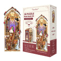 3D Wooden Puzzle DIY Book Nook Kit (Enchanted Rose)