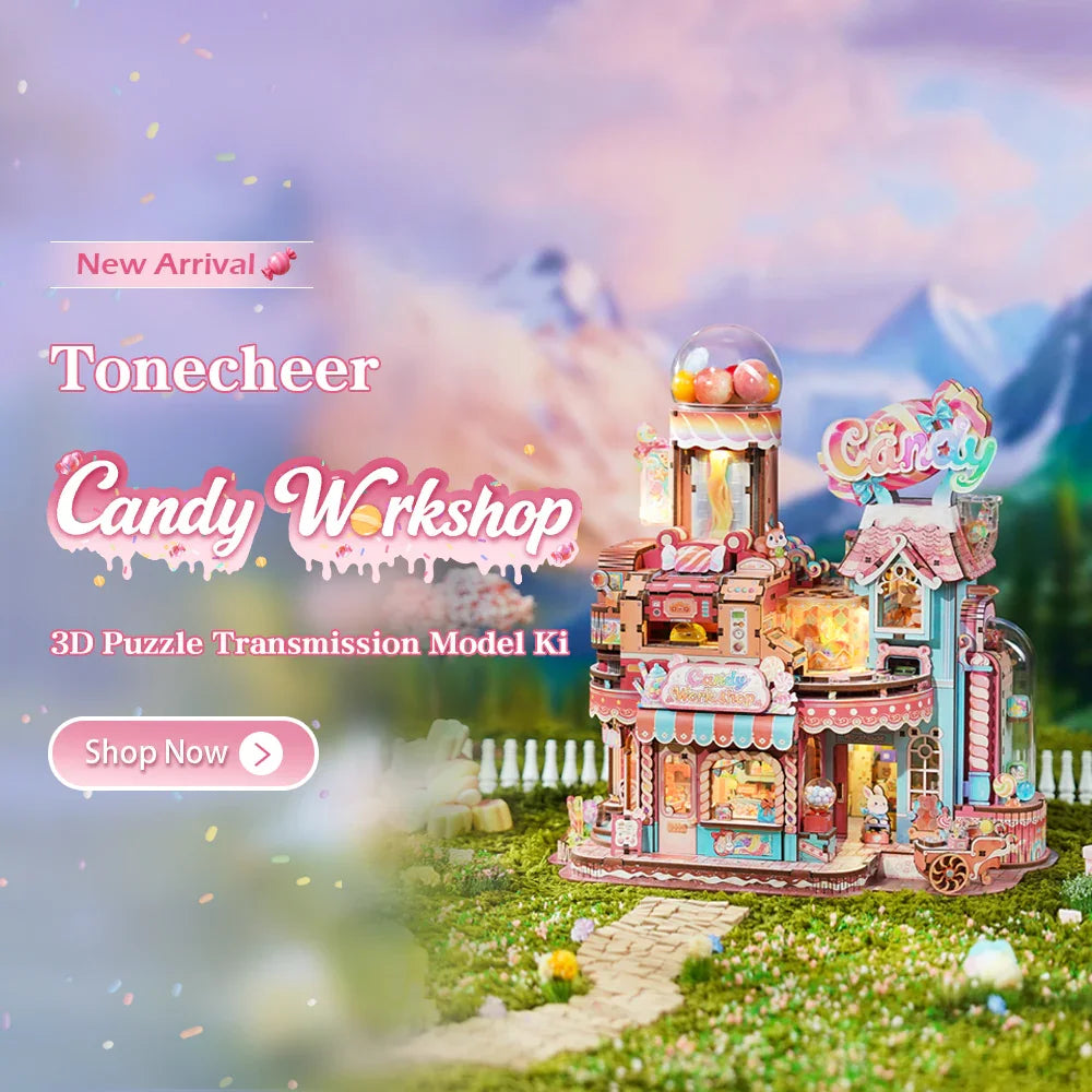 Tonecheer Shop | Book Nook Kit & 3D Wooden Puzzle