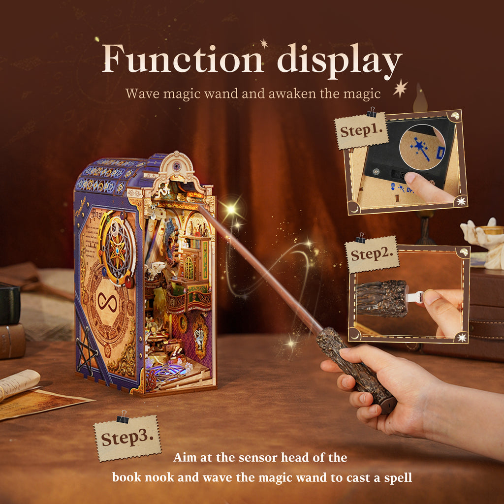 TONECHEER Book Nook Lighting Controller (Magic Wand)6