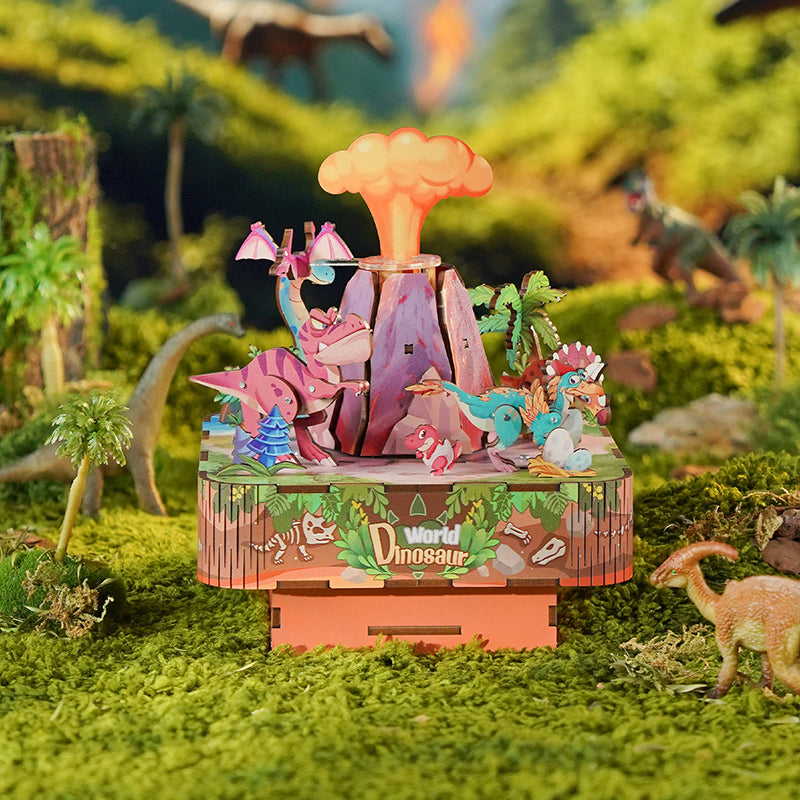 TONECHEER3DCreativeMusicalPuzzleDIYRotatingMusicBoxKit_Dinosaurworld_1