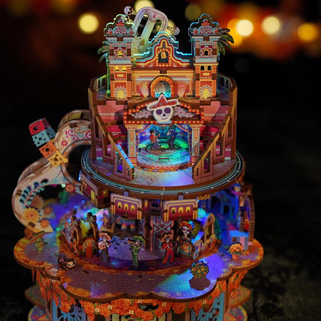 TONECHEER3DCreativeMusicalPuzzleDIYRotatingMusicBoxKit_Dreamswander