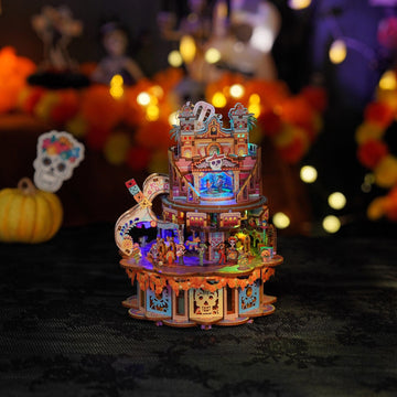 TONECHEER3DCreativeMusicalPuzzleDIYRotatingMusicBoxKit_Dreamswander