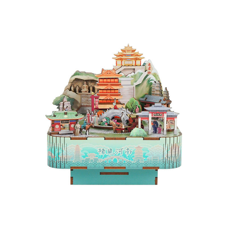 TONECHEER3DCreativeMusicalPuzzleDIYRotatingMusicBoxKit_Henan_6