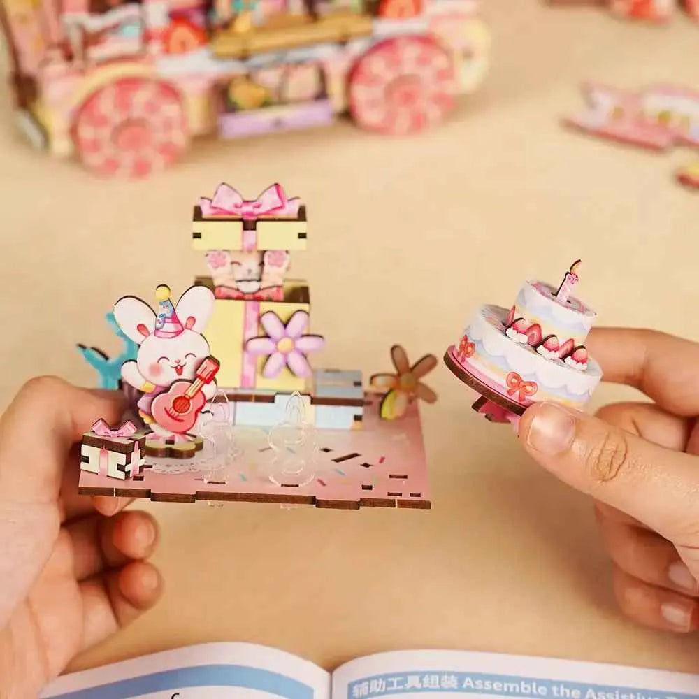TONECHEER 3D Creative Musical Puzzle Music Box Kit (birthday party