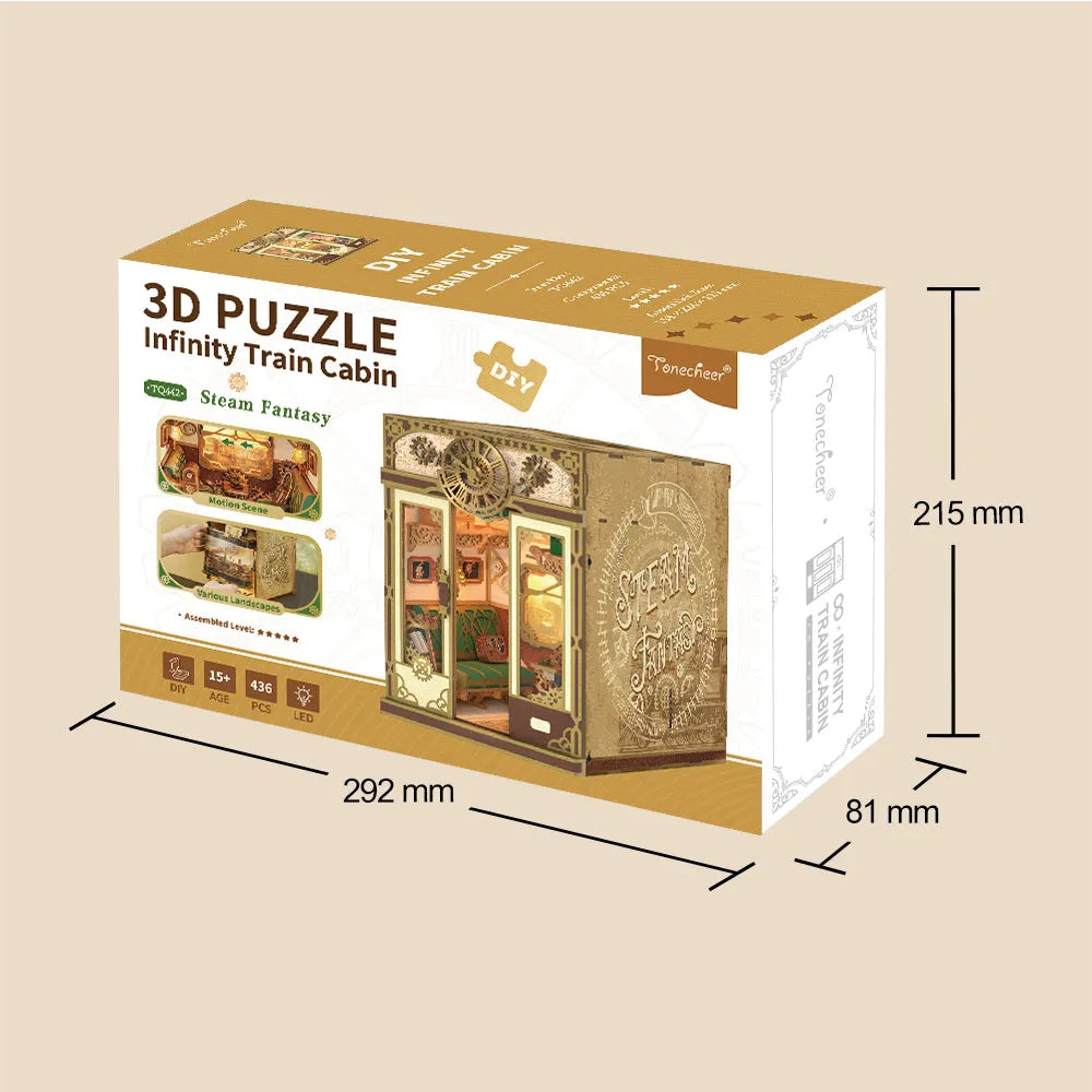TONECHEER3DPuzzleDIYInfinityTrainCabinKit_SteamFantasy_6