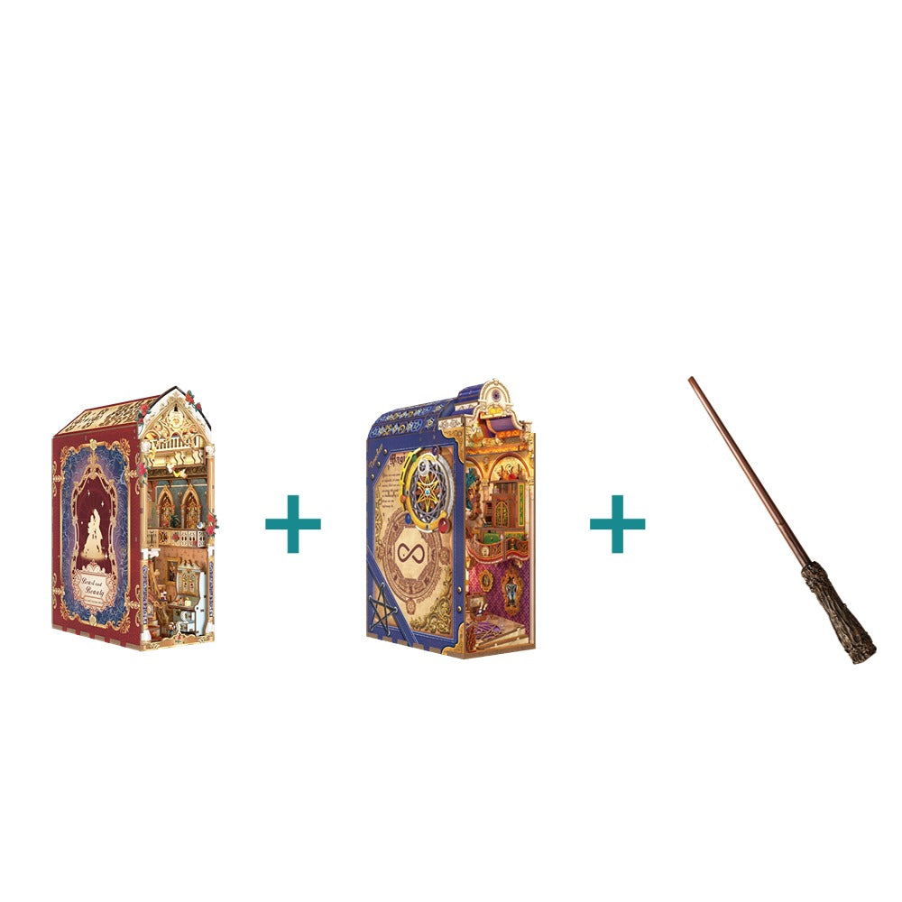 TONECHEER 3D Wooden Puzzle DIY Book Nook Kit (Beast And Beauty)7