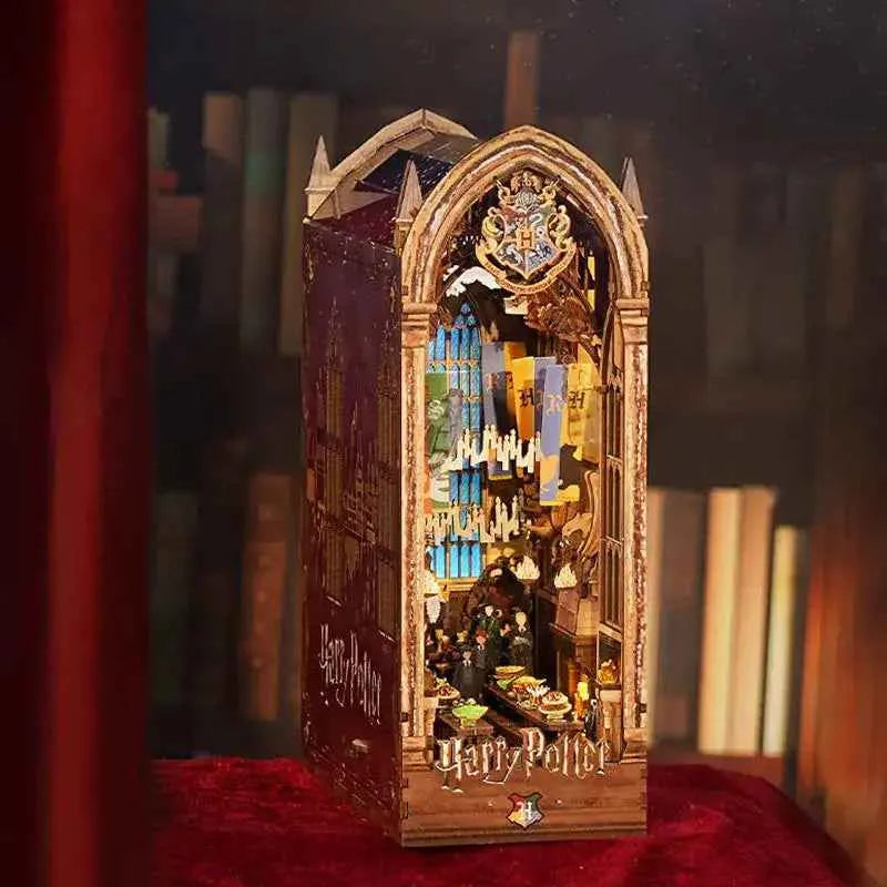 TONECHEER 3D Wooden Puzzle DIY Book Nook Kit (Magic Auditorium