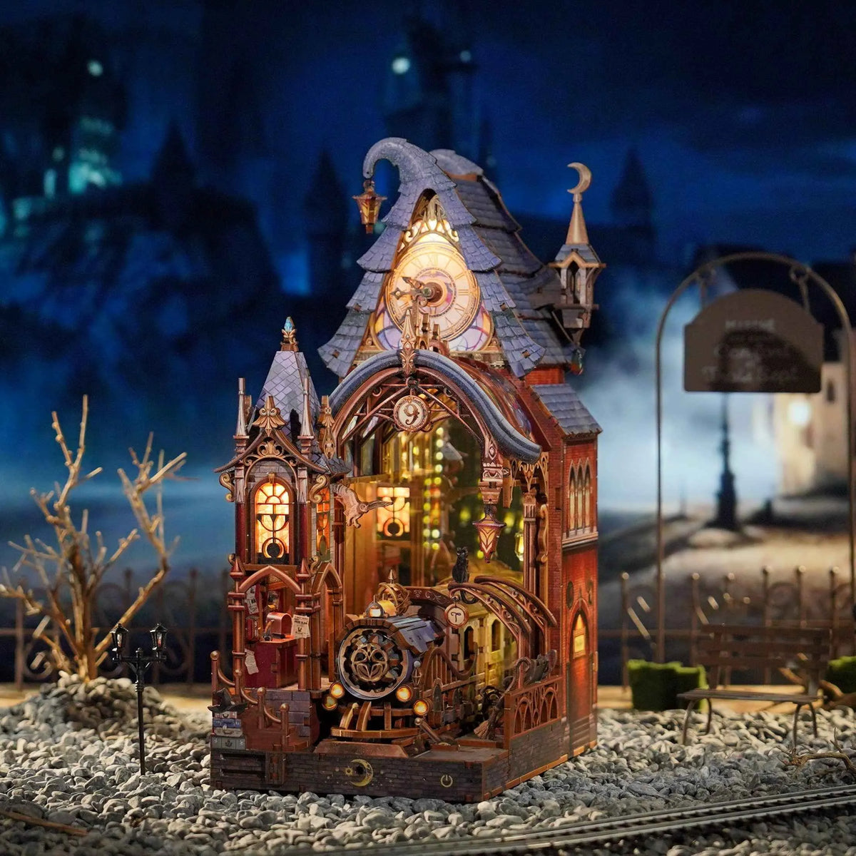 【Pre-sale】TONECHEER 3D Wooden Puzzle DIY Book Nook Kit (Magic Platform)