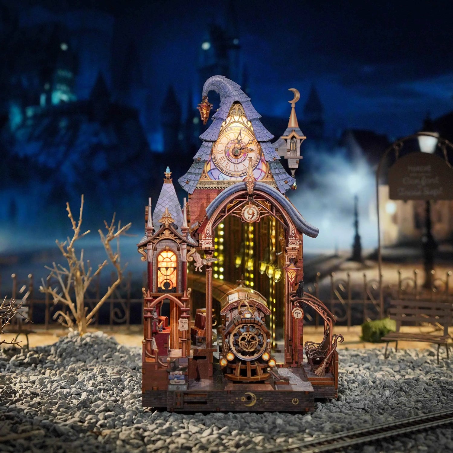 【Pre-sale】TONECHEER 3D Wooden Puzzle DIY Book Nook Kit (Magic Platform)