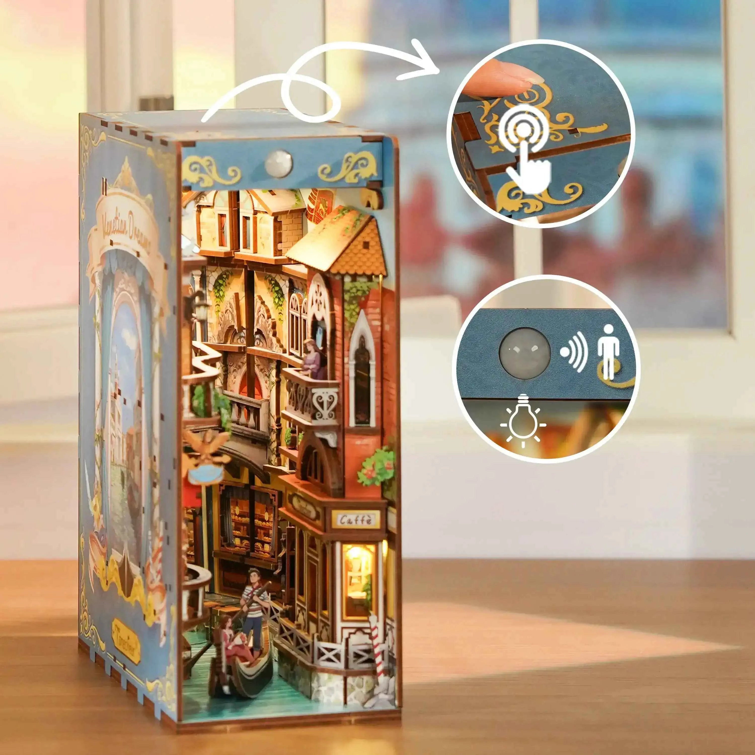 TONECHEER3DWoodenPuzzleDIYBook