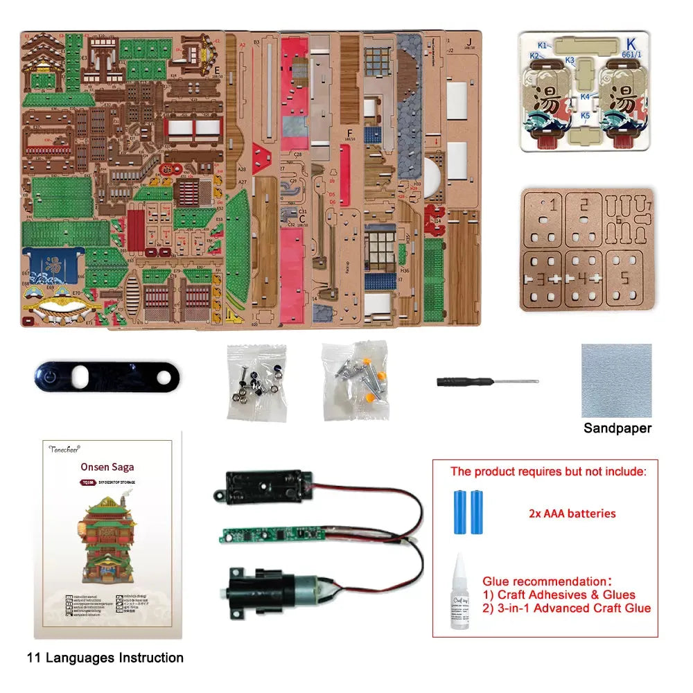 TONECHEERBoxMiniatureDIYDesktopStorageKit_OnsenSaga