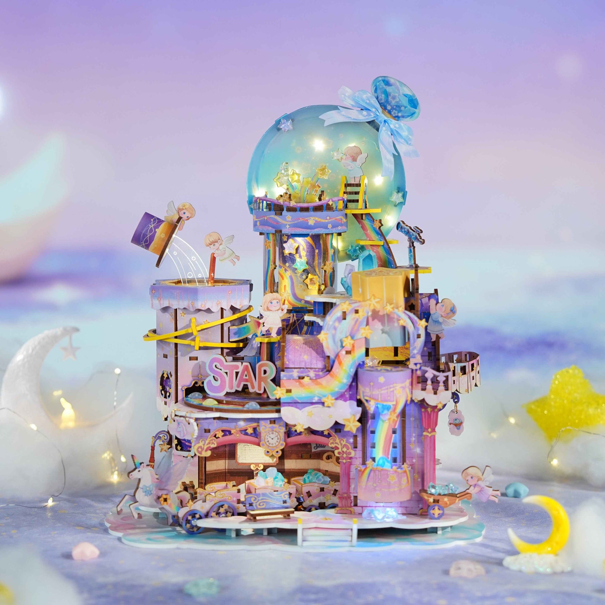 Tonehceer 3D Puzzle (Book Nook & Miniature House) New Arrivals