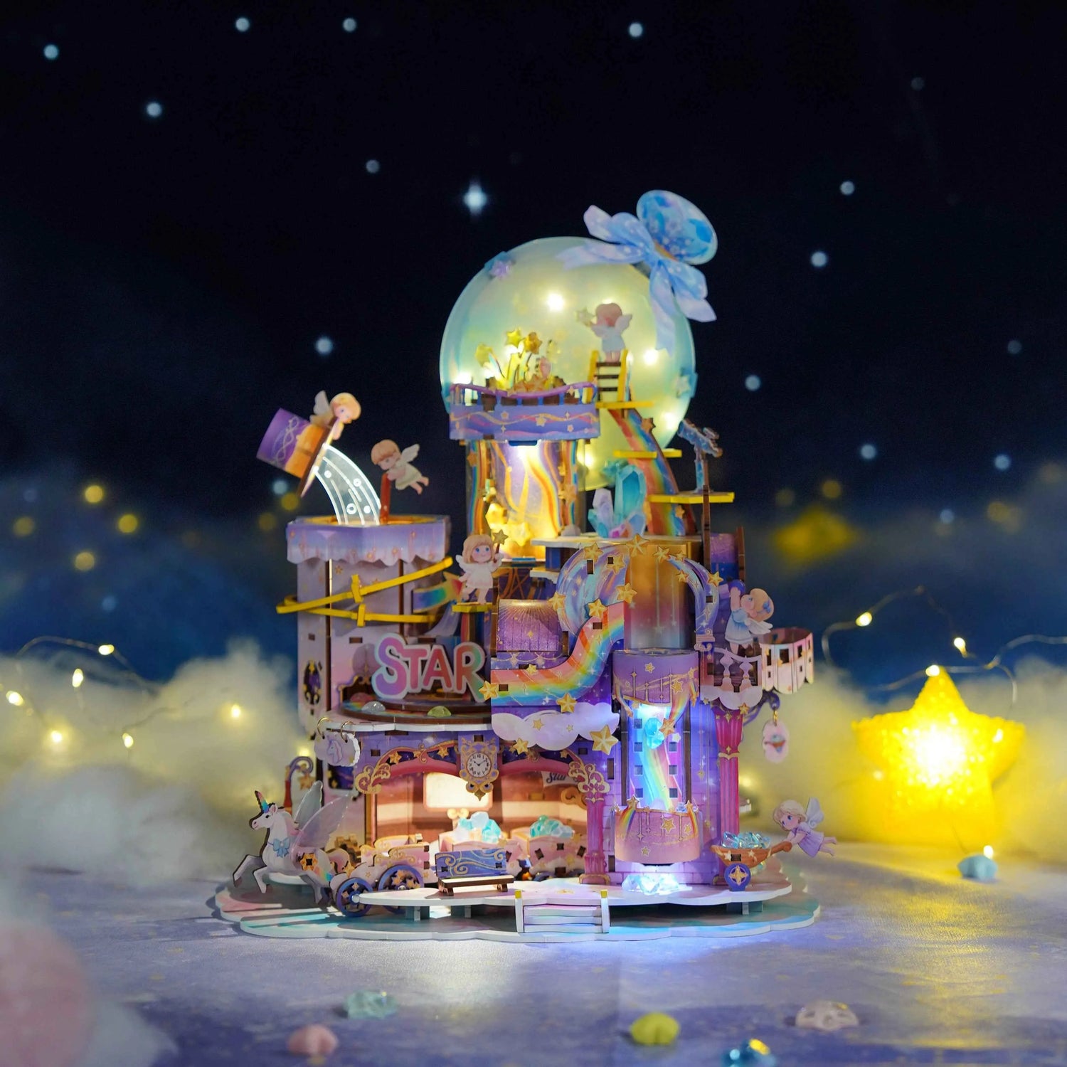 [Early Discount]TONECHEER DIY 3D Puzzle Transmission Model Kit (Star Workshop)