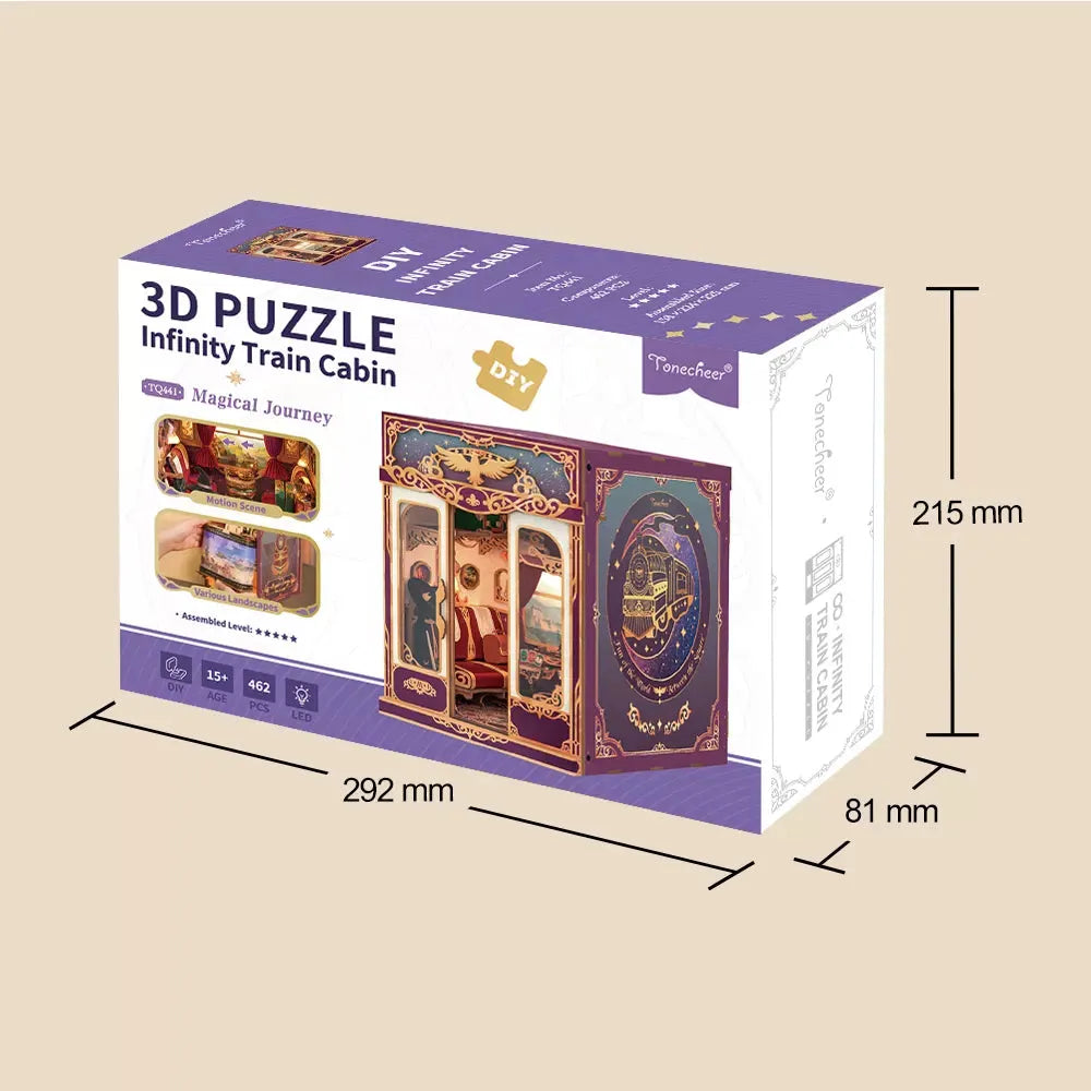 TONECHEER_3D_Puzzle_DIY_Infinity_Train_Cabin_Kit_Magical_Journey_5