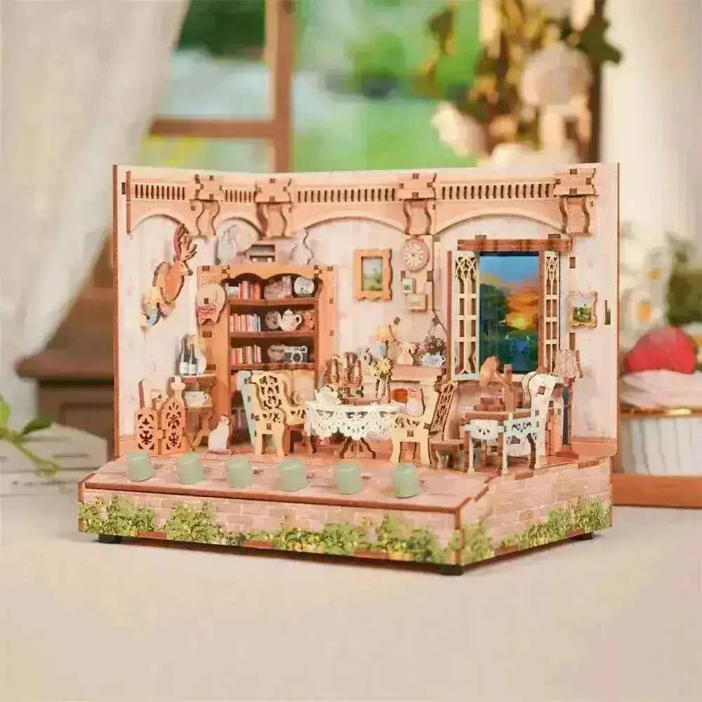 TONECHEER 3D Puzzle DIY Miniature House (The Pastoral Home