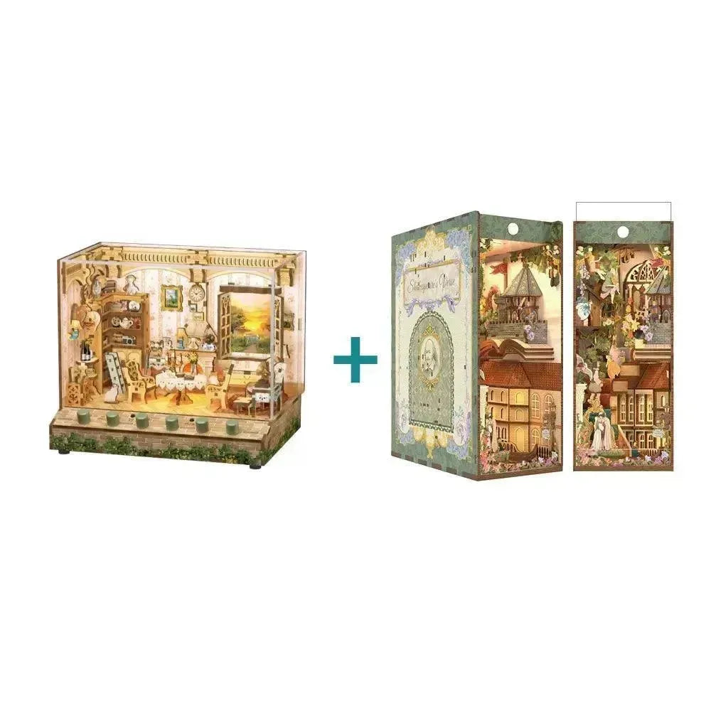 TONECHEER 3D Puzzle DIY Miniature House (The Pastoral Home) - Tonecheer