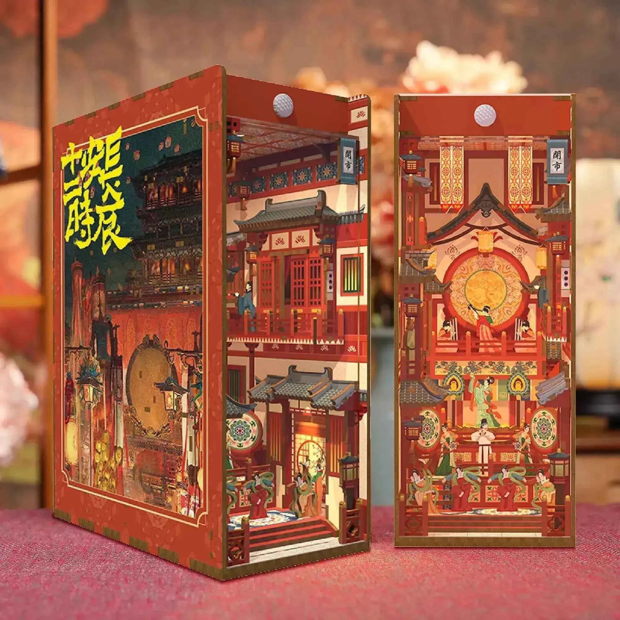 TONECHEER 3D Puzzle DIY Book Nook Kit (THE Longest Day in Chang'an