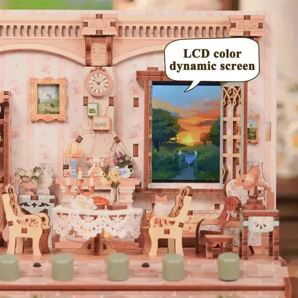 TONECHEER 3D Puzzle DIY Miniature House (The Pastoral Home) - Tonecheer