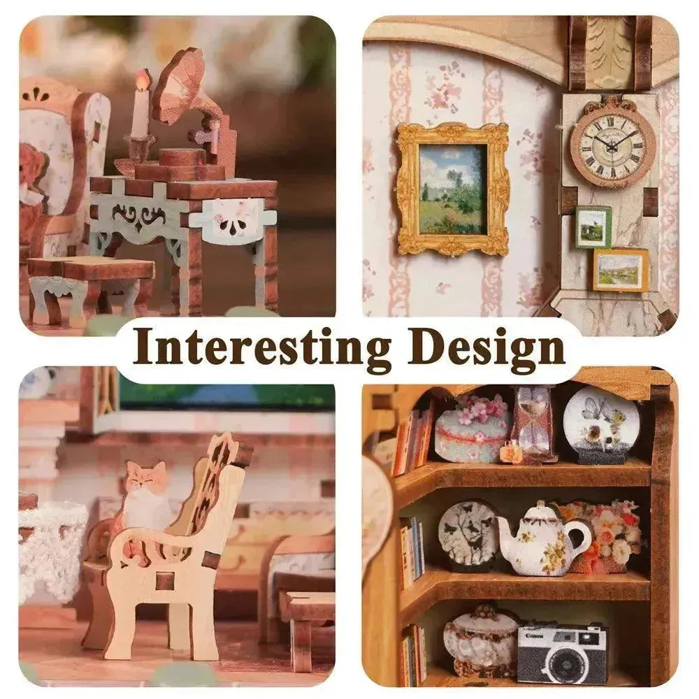 TONECHEER 3D Puzzle DIY Miniature House (The Pastoral Home) - Tonecheer