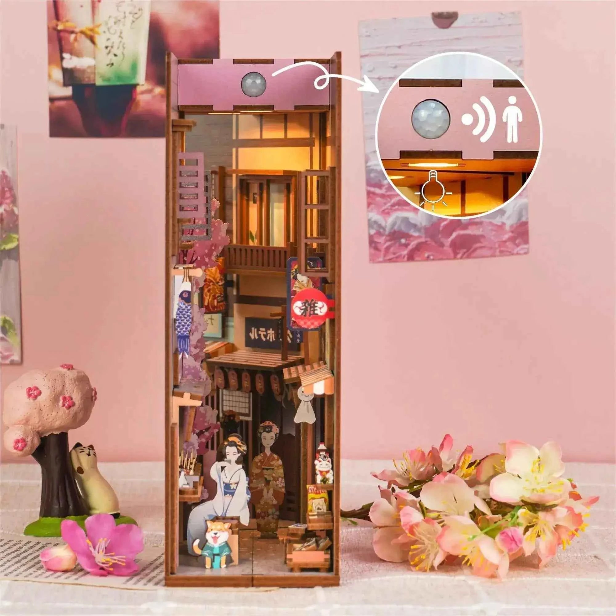TONECHEER 3D Puzzle DIY Book Nook Kit (The Japanese Grocery Store