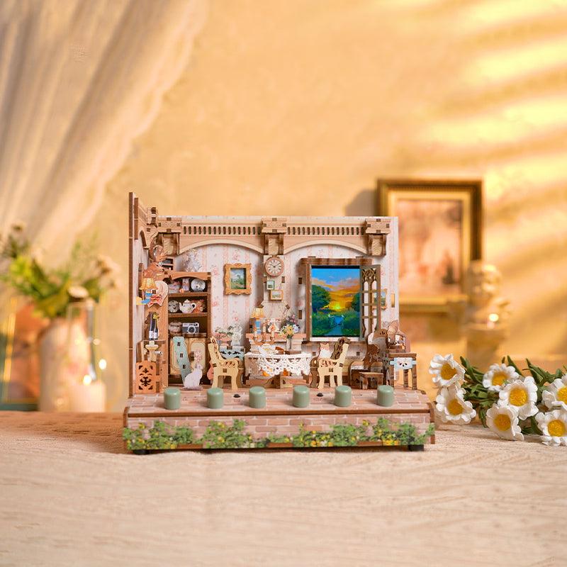 TONECHEER 3D Puzzle DIY Miniature House  (Idyllic time)