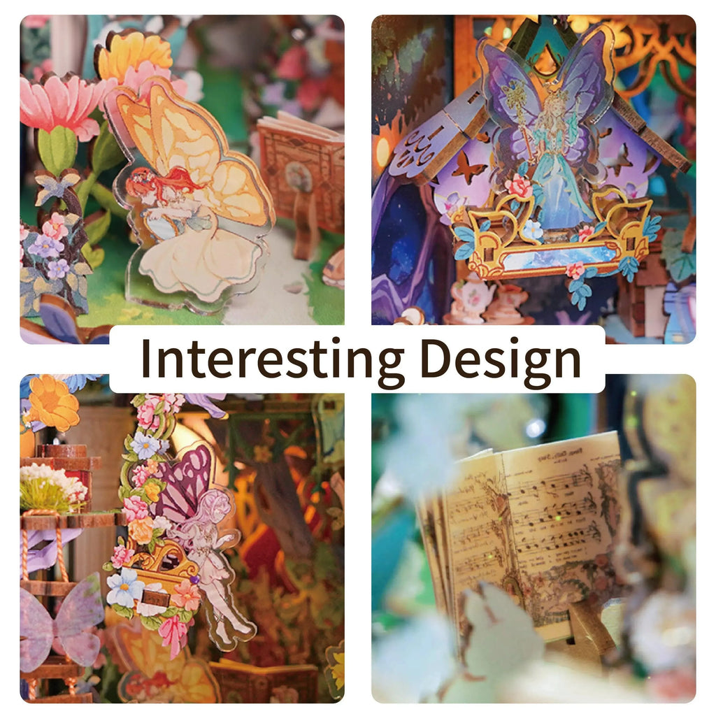 Tonecheer x British 3D Wooden Puzzle DIY Book Nook Kit (A Midsummer Night's Dream) - Tonecheer